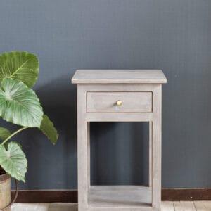 sängbord i grått 73 cm, Fiona