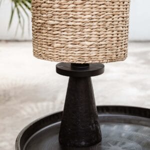IRONY Straw bordslampa i järn