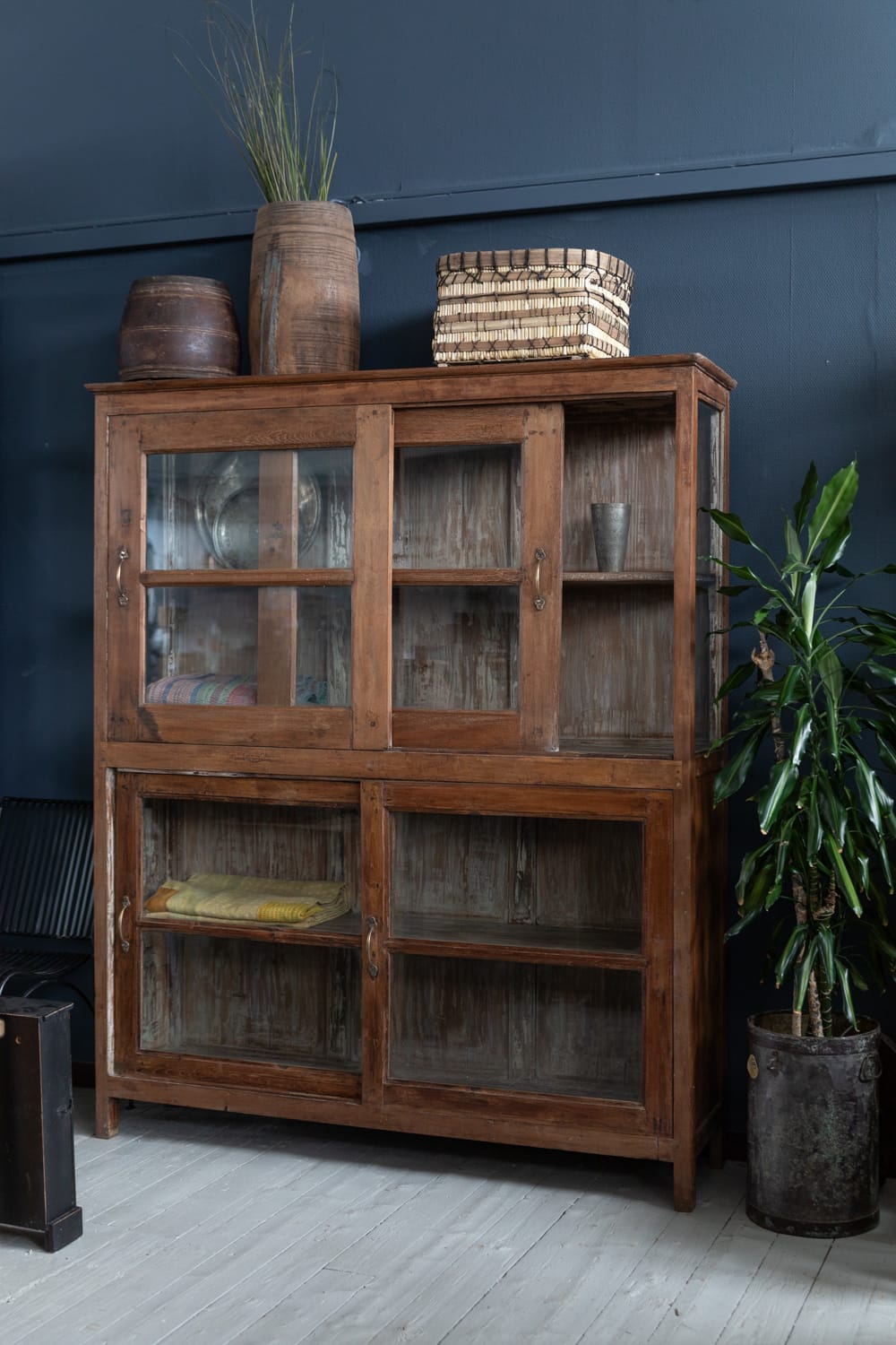 RETROSA Vintage teak skåp 186 cm